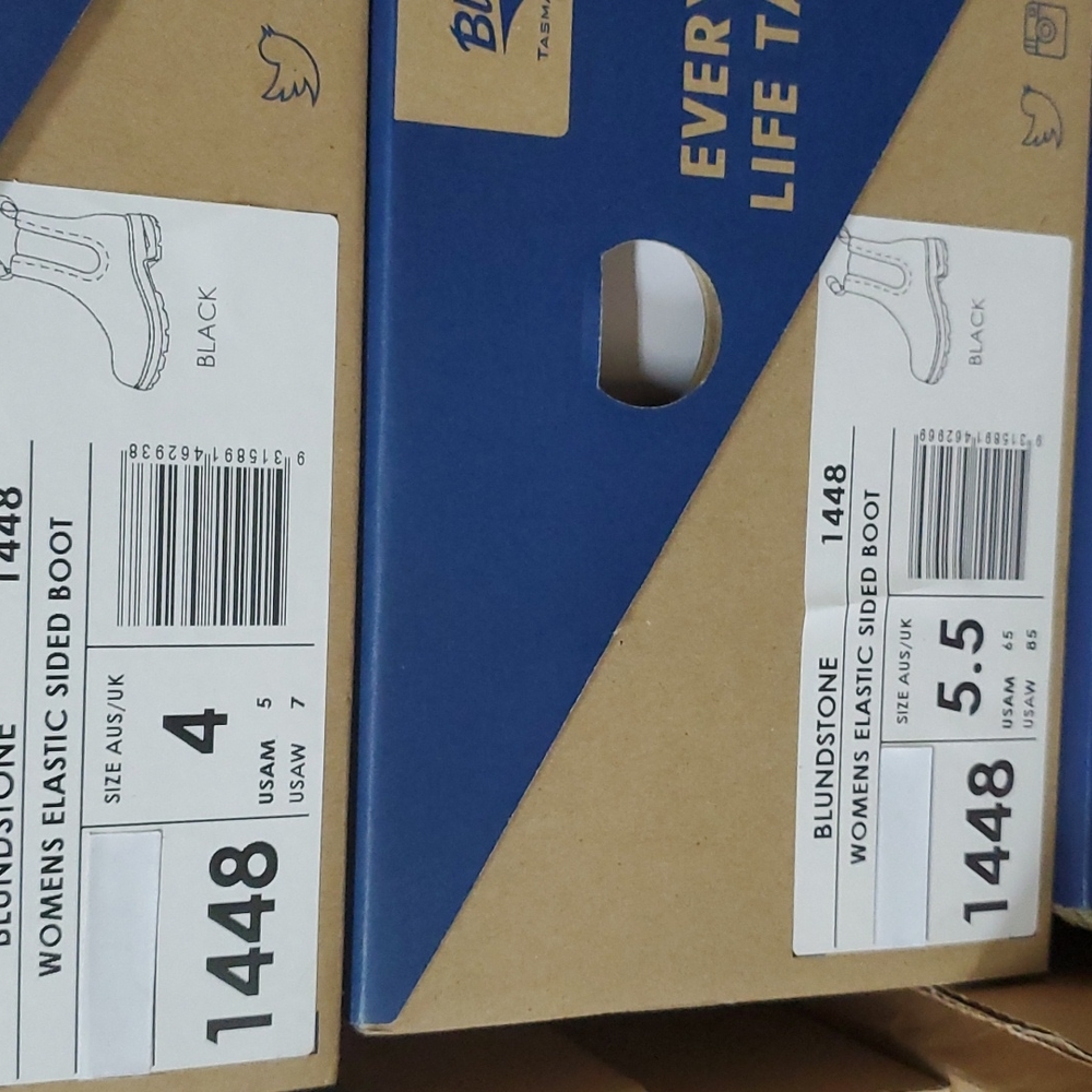 New Blundstone 1448 Voltan Black High Top Chelsea Boot - Picture 6 of 7